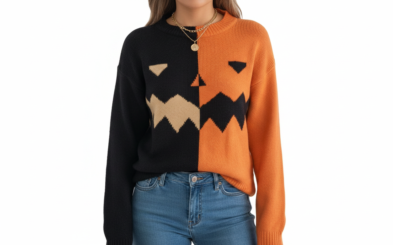 Fall And Winter Halloween Long Sleeve