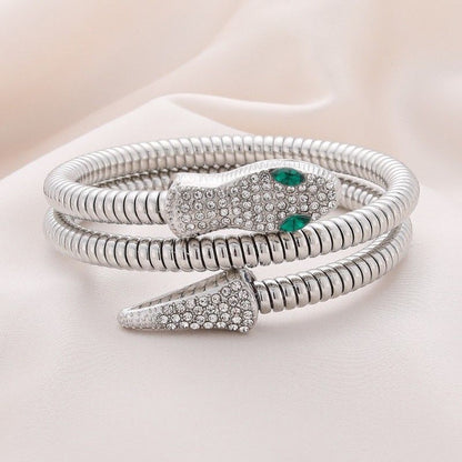 Cross-border High-end Fashion-forward Small Snake-shaped Bracelet From Europe And The US