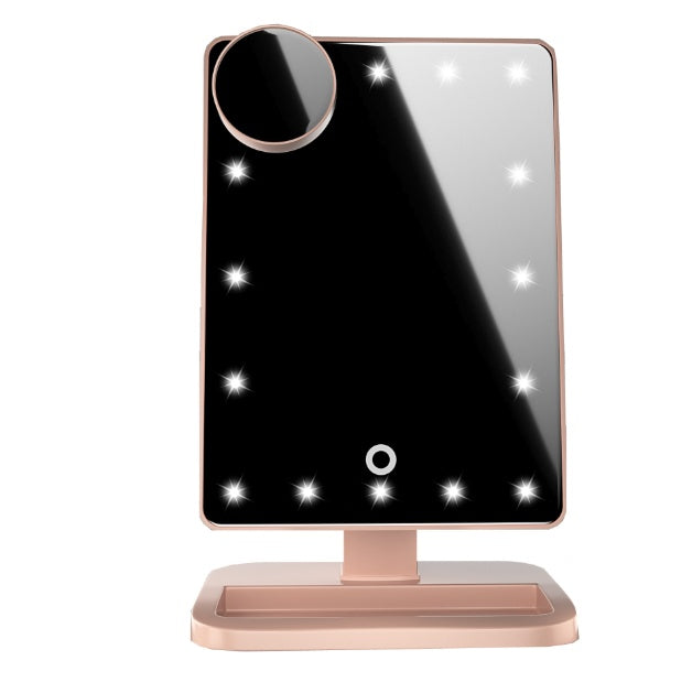 Touch Screen Makeup Mirror With LED Light Bluetooth
