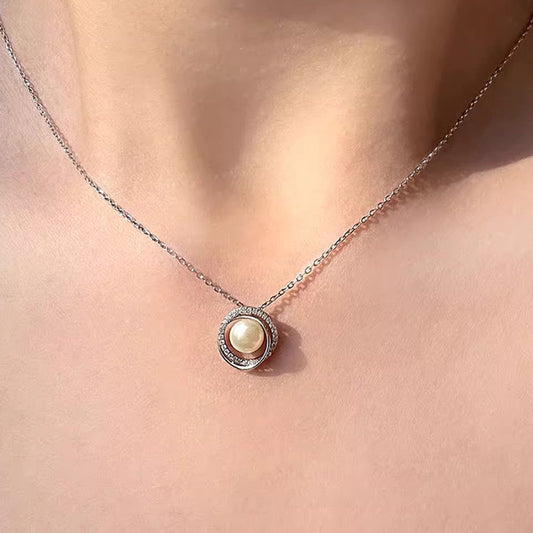 Womens Niche Minimalist Trendy Faux Necklace