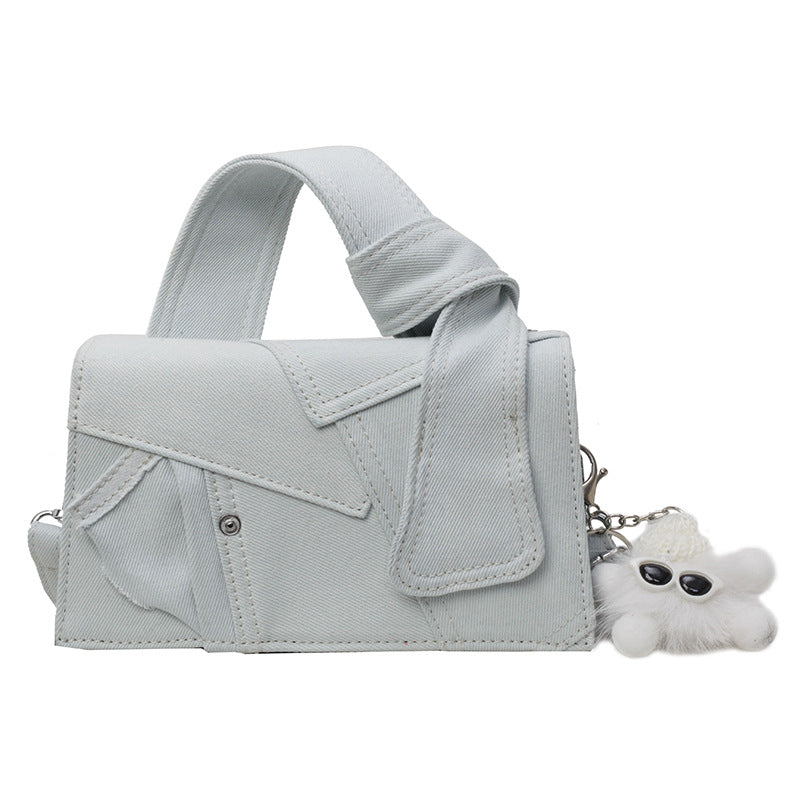 Simple Denim Fabric High-end Feel Bag For Women