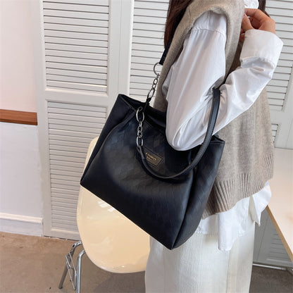Rhombus Pattern Totes Chain Shoulder Bag For Women