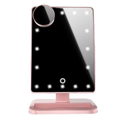 Touch Screen Makeup Mirror With LED Light Bluetooth