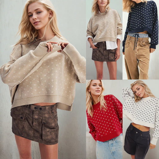 Women's Fashion Round Neck Sweater