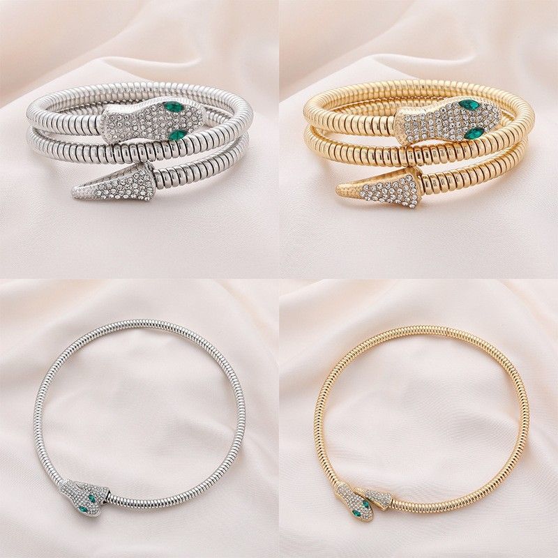 Cross-border High-end Fashion-forward Small Snake-shaped Bracelet From Europe And The US