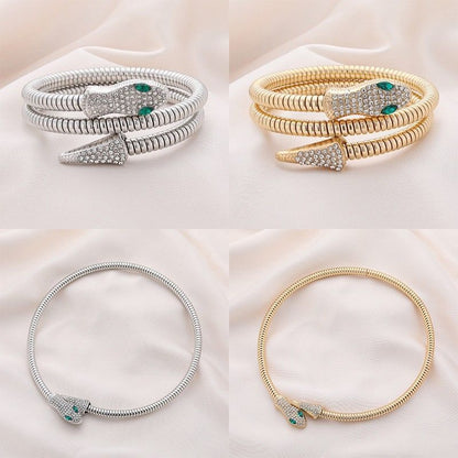 Cross-border High-end Fashion-forward Small Snake-shaped Bracelet From Europe And The US