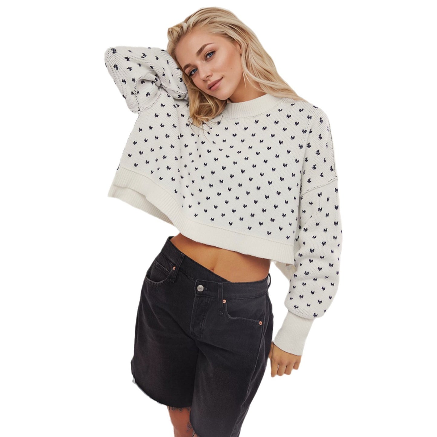 Women's Fashion Round Neck Sweater