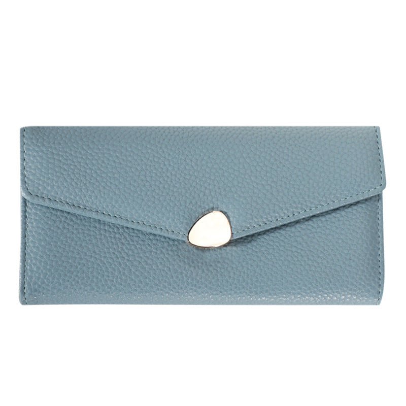 Women's Lychee-pattern Clutch Wallet Fashionable