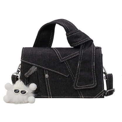 Simple Denim Fabric High-end Feel Bag For Women